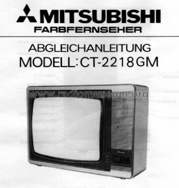 Farbfernseher CT-2218GM; Mitsubishi Electric (ID = 1152708) Television