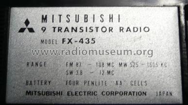 FX-435; Mitsubishi Electric (ID = 766053) Radio