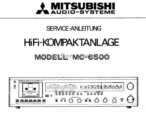 HiFi Music Centre MC-6500; Mitsubishi Electric (ID = 1159759) Radio