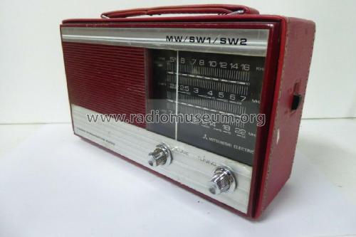 MW/SW1/SW2 3 Band 8 Transistor Radio 8X-303; Mitsubishi Electric (ID = 2497966) Radio