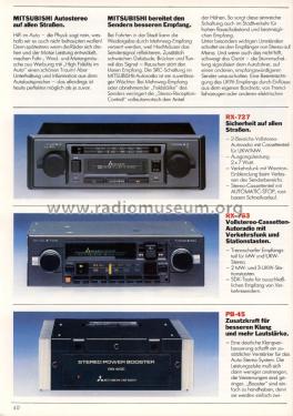 RX-727; Mitsubishi Electric (ID = 1924160) Car Radio