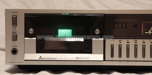 Stereo Cassette Deck DT-640; Mitsubishi Electric (ID = 2015725) R-Player