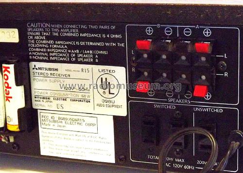 Stereo Receiver DA-R15; Mitsubishi Electric (ID = 1645285) Radio