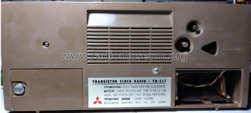 Transistor Clock Radio TR-557; Mitsubishi Electric (ID = 2990809) Radio