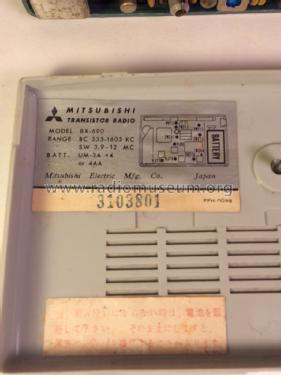 Transistor 8 8X-690; Mitsubishi Electric (ID = 2349029) Radio