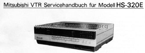 Videorecorder VHS HS-320E; Mitsubishi Electric (ID = 1583183) Sonido-V