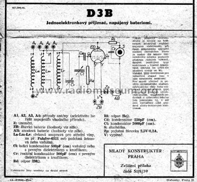 D3B; Mladý konstruktér; (ID = 3012915) Kit