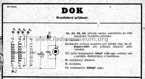 Kristallempfänger DOK; Mladý konstruktér; (ID = 3012913) Kit