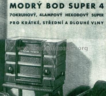 Ideal Radio Super S4; Modry Bod, Praha- (ID = 212239) Radio