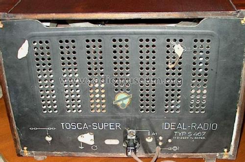 Ideal Radio Tosca S467; Modry Bod, Praha- (ID = 170176) Radio