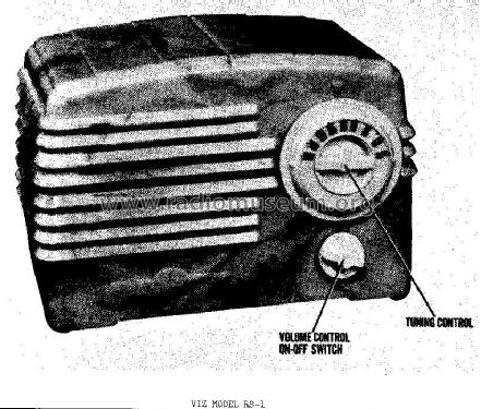 VIZ RS-1 ; Molded Insulation Co (ID = 629805) Radio