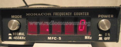 Frequency Counter MFC-5; Monacor, Bremen (ID = 1667601) Equipment