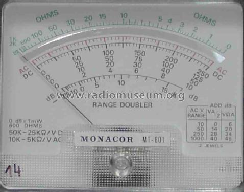 Multimeter MT-801; Monacor, Bremen (ID = 1242500) Equipment