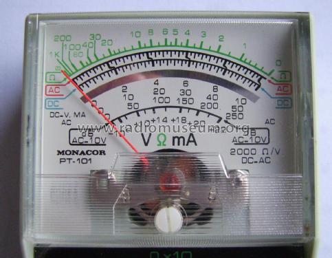 Vielfachmessgerät PT-101; Monacor, Bremen (ID = 2280796) Equipment