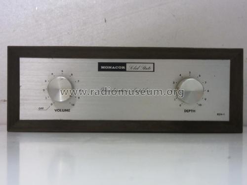 Reverberation Amplifier REV-1; Monacor, Bremen (ID = 2357432) Ampl/Mixer