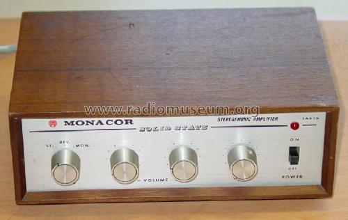 Stereophonic Amplifier SA-616; Monacor, Bremen (ID = 113043) Ampl/Mixer