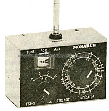 Field Strength Indicator FSI-2; Monarch, Bremen (ID = 605069) Amateur-D