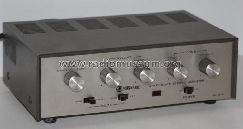 Solid State Stereo Amplifier SA-616; Monarch, Bremen (ID = 2119322) Ampl/Mixer