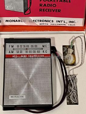 Monacor AFC Nine Transistor RE-905; Monarch Electronics (ID = 2920883) Radio