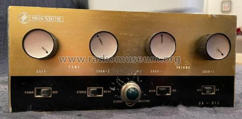 Stereo Amplifier SA-612; Monarch Electronics (ID = 2731832) Ampl/Mixer