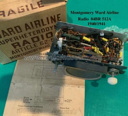 04BR-512A Order= P462 B 512 ; Montgomery Ward & Co (ID = 2463009) Radio