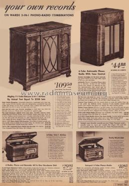 04BR-615A Order= 462 B 615 ; Montgomery Ward & Co (ID = 1939986) Radio