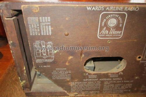 Airline 04WG-468 Order= P362 B 1468 ; Montgomery Ward & Co (ID = 1282920) Radio