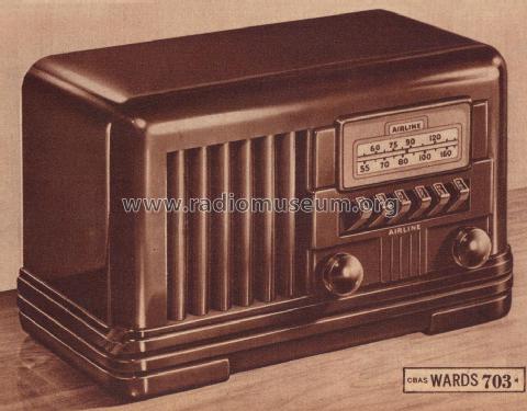 14WG-611B Order= P462 B 611 ; Montgomery Ward & Co (ID = 1921968) Radio