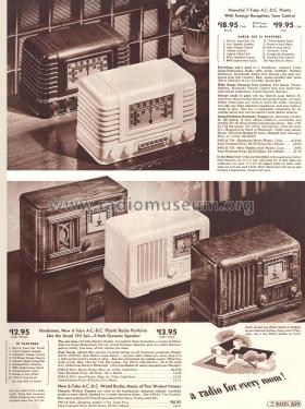 14WG-625A ; Montgomery Ward & Co (ID = 1948655) Radio