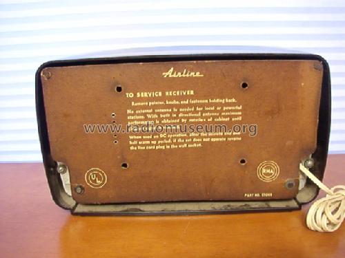 Airline 15HA-1553A Order= 62 C 1553 M ; Montgomery Ward & Co (ID = 1503784) Radio