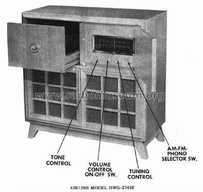 15WG-2749F ; Montgomery Ward & Co (ID = 2977289) Radio