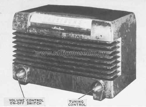 Airline 54BR-1503A Order= 62 C 1503M ; Montgomery Ward & Co (ID = 513862) Radio