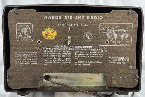 54BR-1503B ; Montgomery Ward & Co (ID = 2803187) Radio