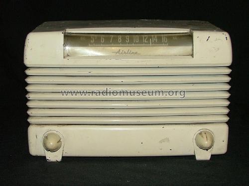 Airline 54BR-1504A Order= 62 C 1504M ; Montgomery Ward & Co (ID = 1916582) Radio