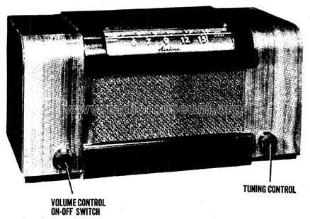 Airline 54KP-1209B Order= 62 C 1409 Y ; Montgomery Ward & Co (ID = 433942) Radio