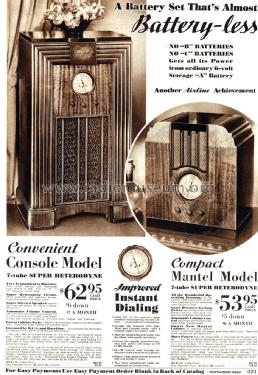 Airline 62-114 Order= 162 B 114; Montgomery Ward & Co (ID = 1756594) Radio