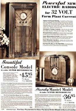 Airline 62-138 Order= 462 B 138; Montgomery Ward & Co (ID = 1756568) Radio