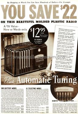 Airline 274 Order= P462 C 274; Montgomery Ward & Co (ID = 1758772) Radio