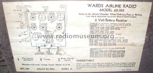 62-305 ; Montgomery Ward & Co (ID = 989644) Radio