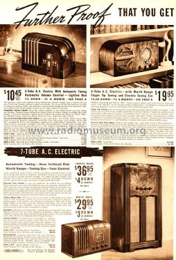 Airline 406 Order= P462 B 406; Montgomery Ward & Co (ID = 1758997) Radio