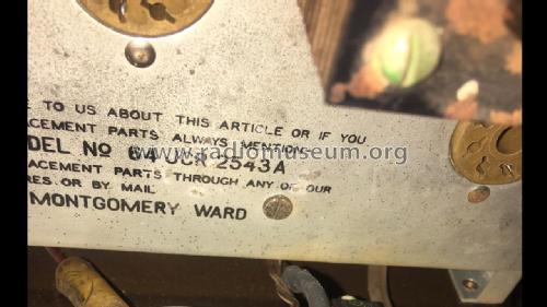 64 JCR 2543A Standard 2543; Montgomery Ward & Co (ID = 2692867) Ampl/Mixer