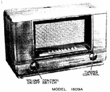 64WG-1809A Radio Montgomery Ward & Co. Wards, Airline; Chicago, IL ...