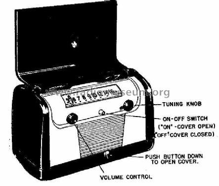 84BR-1065A ; Montgomery Ward & Co (ID = 346201) Radio