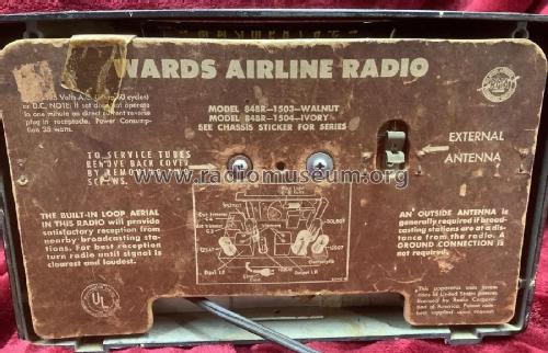 84BR-1504D ; Montgomery Ward & Co (ID = 2903336) Radio