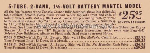 93BR-563A Order= P362 C 2563 ; Montgomery Ward & Co (ID = 1898009) Radio