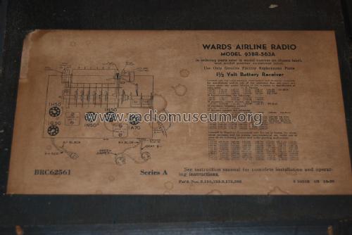 93BR-563A Order= P362 C 2563 ; Montgomery Ward & Co (ID = 2734393) Radio