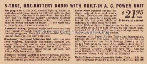 93BR-564A Order= P462 C 564 ; Montgomery Ward & Co (ID = 1899062) Radio