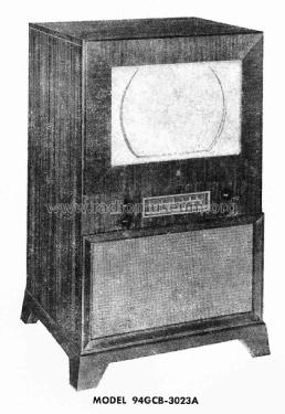 94GCB-3023A; Montgomery Ward & Co (ID = 2800361) Television