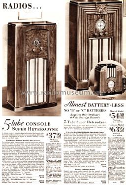 Airline 62-114 Order= 162 B 114; Montgomery Ward & Co (ID = 1758744) Radio