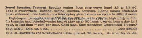 Airline 1200 ; Montgomery Ward & Co (ID = 2135544) Radio